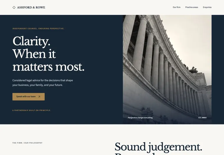 Preview of Ashford & Rowe — Law firm